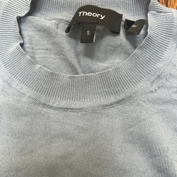 THEORY BLUE/GREY CARDIGAN - Picture 4 of 8